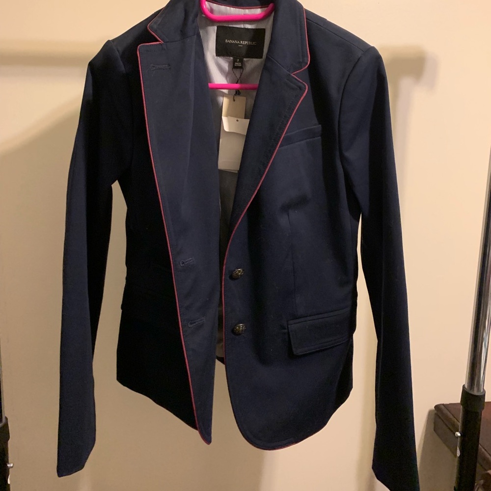 Host Pick! NWT Banana Republic Navy Blazer